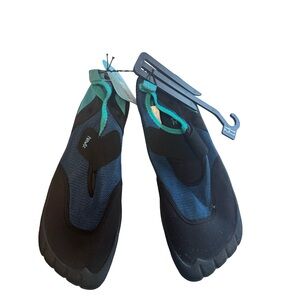 Blue and Black Water Shoes
